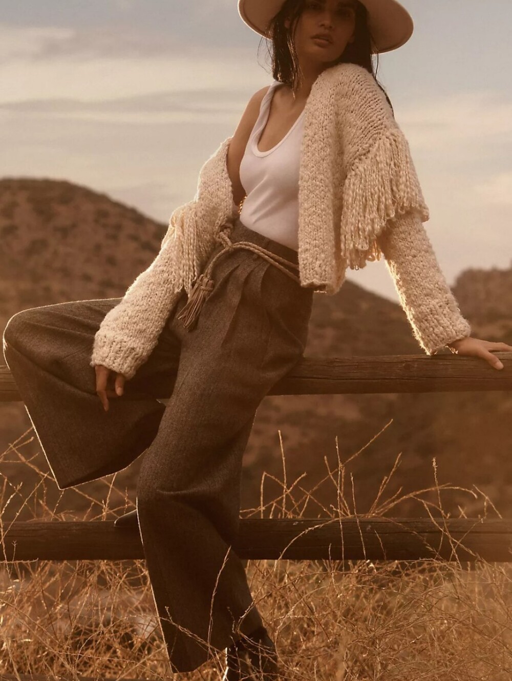 Anthropologie Fringe Cardigan